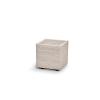 Květináč MADERA SQUARE ECO WOOD bílý 28,8cm