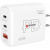 Skross Power Charger 65W PD GaN US USB nabíječka, 1x USB A , 2x USB-C®, 65 W, Dodávka energie, bílá
