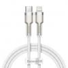 Kabel BASEUS Cafule USB-C/Lightning 2m White 20W