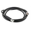 Koaxiální kabel, řada: RS PRO RG59, Černá 2 m 75 Ω RS PRO S koncovkou Koaxiální kabel, řada: RS PRO RG59, Černá 2 m 75 Ω RS PRO S koncovkou