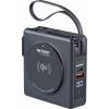VOLTCRAFT UC-3C1A20W03 cestovní nabíječka, bezdrátová nabíječka, 1x USB A , 3x USB-C®, 20 W, Rychlé nabíjení, Dodávka energie, černá