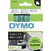 páska do štítkovače DYMO D1 40919 polyester Barva pásky: zelená Barva písma:černá 9 mm 7 m