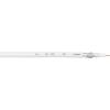 Interkabel AC 89-100 koaxiální kabel, vnější Ø: 6.90 mm, 75 Ω, 90 dB, bílá, 100 m