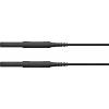 Schützinger HSPL 8568 / AWG16 / 200 / SW bezpečnostní měřicí kabely zástrčka 4 mm zástrčka 4 mm černá 1 ks