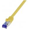 LogiLink C6A067S RJ45 USB kabel CAT 6A S/FTP 3.00 m žlutá 1 ks LogiLink C6A067S RJ45 USB kabel CAT 6A S/FTP 3.00 m žlutá 1 ks
