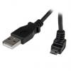 StarTech.com Kabel USB do zásuvky IC Vnější, řada: USBA, A: USB 2.0 Typ A, 2 m Vnější, Černá, B: Micro USB typ B StarTech.com Kabel USB do zásuvky IC Vnější, řada: USBA, A: USB 2.0 Typ A, 2 m Vnější, Černá, B: Micro USB typ B