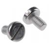 RS PRO Šroub s nízkou půlkulovou hlavou Drážka, Obyčejný, Nerezová ocel hlavice Kónická 8.0 mm
