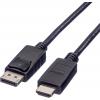 Value DisplayPort kabel Konektor DisplayPort, Zástrčka HDMI-A 3.00 m č...