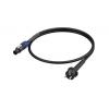 Neutrik 1036410 napájecí kabel černá/modrá 1.5 m