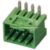 Vidlice 15EDGRC-2.50-04P-14-00A(H), 4 póly, 250 V / 5 A, zelená