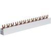 Hager KDN363A Hřebenová lišta 3pólová 12 Phase busbar šedá 3pólový 1 ks Hager KDN363A Hřebenová lišta 3pólová 12 Phase busbar šedá 3pólový 1 ks