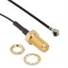 Amphenol RF Konektor SMA, orientace těla: Rovný, 50 Ω, 6GHz, typ kabelu: RF, obklad těla: Zlacený, Mosaz, Normální Amphenol RF Konektor SMA, orientace těla: Rovný, 50 Ω, 6GHz, typ kabelu: RF, obklad těla: Zlacený, Mosaz, Normální