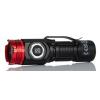 Kapesní svítilna, rozsah: RSPRO-F40R, typ žárovky: LED Dobíjecí, svítivost: 1500 lm, IPX4 Červená, Černá Vysoký, Nízká,