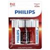 Philips Power LR20 baterie velké mono D alkalicko-manganová 1.5 V 2 ks