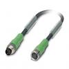 Kabel ovladače snímače, A: Vnější, A: M8, B: M8, B: Vnitřní, 48 V ac, 60V dc, IP65, IP67, IP68 Phoenix Contact 600 mm Kabel ovladače snímače, A: Vnější, A: M8, B: M8, B: Vnitřní, 48 V ac, 60V dc, IP65, IP67, IP68 Phoenix Contact 600 mm