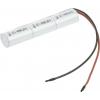 Mexcel Inline L1x3 Akupack 3 x Sub-C odolné vůči vysokým teplotám, s kabelem, Flat-Top Ni-Cd 3.6 V 1800 mAh