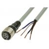 Kabel ovladače snímače, A: Vnitřní, A: Rovný 4, B: Bez koncovky, 250V dc, IP67, řada: XS5 Omron 2 m Kabel ovladače snímače, A: Vnitřní, A: Rovný 4, B: Bez koncovky, 250V dc, IP67, řada: XS5 Omron 2 m