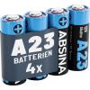 Absina speciální typ baterie 23 A alkalicko-manganová 12 V 55 4 ks Absina speciální typ baterie 23 A alkalicko-manganová 12 V 55 4 ks