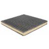RS PRO Antivibrační rohož -50 °C až 100 °C, délka: 305 mm, šířka: 305mm, tloušťka: 22 mm, Antivibrační izolační