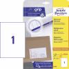 Avery-Zweckform 6119 210 x 297 mm papír bílá 30 ks trvalé univerzální etikety inkoust, laser, kopie 30 listů A4 Avery-Zweckform 6119 210 x 297 mm papír bílá 30 ks trvalé univerzální etikety inkoust, laser, kopie 30 listů A4