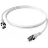 Easylan CPP1OWAWAW0030 RJ45 síťové kabely, propojovací kabely CAT 6A S/FTP 3.00 m bílá dvoužilový stíněný, bez halogenů, samozhášecí 1 ks Easylan CPP1OWAWAW0030 RJ45 síťové kabely, propojovací kabely CAT 6A S/FTP 3.00 m bílá dvoužilový stíněný, bez halogenů, samozhášecí 1 ks