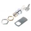 Zámková vložka S klíčem, Klíč, hloubka od panelu k jazýčku: 19 mm, Chromová 20.1 x 17.6 mm Euro-Locks a Lowe & Fletcher