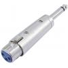Omnitronic 30226400 XLR adaptér [1x XLR zásuvka 3pólová - 1x jack zástrčka 6,3 mm (mono)]