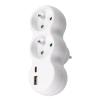 Solight rozbočka s USB A+C rychlonabíječkou 20W PD, 2 x 10A, bílá - P100-PD20 Solight rozbočka s USB A+C rychlonabíječkou 20W PD, 2 x 10A, bílá - P100-PD20