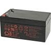 CSB Battery GP1234 olověný akumulátor olověný se skelným rounem 3.4 Ah 12 V 1 ks CSB Battery GP1234 olověný akumulátor olověný se skelným rounem 3.4 Ah 12 V 1 ks
