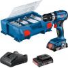 Vrtačka/šroubovák Bezdrátové, řada: GSB 18V-45, 2 Ah Bosch 13 mm 1900rpm