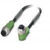 Kabel ovladače snímače, A: Vnější, A: M12 4, B: Úhlová M12, B: Vnitřní, 250V 4, IP65, IP67, IP68 Phoenix Contact 10 m Kabel ovladače snímače, A: Vnější, A: M12 4, B: Úhlová M12, B: Vnitřní, 250V 4, IP65, IP67, IP68 Phoenix Contact 10 m