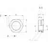 LAPP 52101979 SKINDICHT MR-M 75X1,5/63X1,5 6KT. M75 M63 mosaz přírodní 1 ks LAPP 52101979 SKINDICHT MR-M 75X1,5/63X1,5 6KT. M75 M63 mosaz přírodní 1 ks