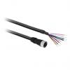 Kabel ovladače snímače, A: Vnitřní, A: M12 8, 30 V ac, 36V dc, IP65, IP67, IP69K, řada: XZCP Telemecanique Sensors 20 m