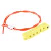 Brady, Zařízení pro blokování kabelů Žlutá, Nylon Uzamčení 7 mm Brady, Zařízení pro blokování kabelů Žlutá, Nylon Uzamčení 7 mm