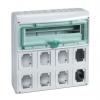 Schneider Electric Pouzdro, řada: Kaedra IP65 barva Zelená, Světle šedá (skříň) IK09 Polymer 160 mm 460 mm 448 mm Schneider Electric Pouzdro, řada: Kaedra IP65 barva Zelená, Světle šedá (skříň) IK09 Polymer 160 mm 460 mm 448 mm