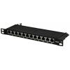LogiLink NP0066 12 portů CAT 6A 0.5 U