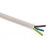 RS PRO Napájecí kabel 3žilový 100 m Polyvinylchlorid plášť, Bílá, vnější průměr: 7.1 mm OD, 500V 70 °C RS PRO Napájecí kabel 3žilový 100 m Polyvinylchlorid plášť, Bílá, vnější průměr: 7.1 mm OD, 500V 70 °C