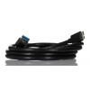 Molex Kabel USB do zásuvky IC Vnější, řada: 68789, A: USB typu A, 1.5 m Vnější, Černá, B: Micro USB typ B