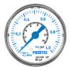 Tlakoměr Instalace v řadě MAP-40-1-1/8-EN, přesnost: 1.6 %FS 40 mm R 1/8 Polybutylentereftalát, 60 °C 1 bar 0 bar Festo Tlakoměr Instalace v řadě MAP-40-1-1/8-EN, přesnost: 1.6 %FS 40 mm R 1/8 Polybutylentereftalát, 60 °C 1 bar 0 bar Festo