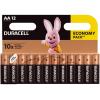 Alkalické baterie Duracell Basic AA (LR06), 1,5 V, balení 12 ks