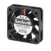 Sanyo Denki Axiální ventilátor, řada: San Ace 40, průtok vzduchu: 9 m³/h 840 mW 12V dc 70 mA IP68 40 mm 40mm 40 mm