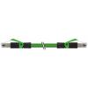 Murrelektronik Limited Cat5 Ethernetové kabely, Zelená, Polyuretan, A: RJ45, 60V 2 m Vnější, B: RJ45 Vnější, typ pláště: