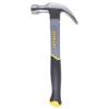 Kladivo Uhlíková ocel Tesařské kladivo, materiál držadla: Laminát, celková délka: 330 mm Stanley 570 g