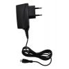 Solight USB nabíjecí adaptér, kabel microUSB, 1500mA, AC 230V, černý - DC38A