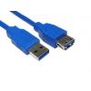 RS PRO Prodlužovací kabel USB Vnitřní, řada: RS PRO, A: USB typu A, 1 m Vnitřní, Modrá, B: USB typu A