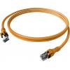Easylan CPP1OOAOAO0075 RJ45 síťové kabely, propojovací kabely CAT 6A S/FTP 7.50 m oranžová dvoužilový stíněný, bez halogenů, samozhášecí 1 ks Easylan CPP1OOAOAO0075 RJ45 síťové kabely, propojovací kabely CAT 6A S/FTP 7.50 m oranžová dvoužilový stíněný, bez halogenů, samozhášecí 1 ks