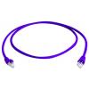 Telegärtner 100008027 RJ45 síťové kabely, propojovací kabely CAT 6A S/FTP 1.00 m fialová samozhášecí, s ochranou, párové stínění, dvoužilový stíněný, bez Telegärtner 100008027 RJ45 síťové kabely, propojovací kabely CAT 6A S/FTP 1.00 m fialová samozhášecí, s ochranou, párové stínění, dvoužilový stíněný, bez
