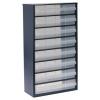 Skladovací jednotka se zásuvkami 8 Modrá Ocel Průhledné zásuvky 552 mm x 306 mm x 150 mm Raaco Skladovací jednotka se zásuvkami 8 Modrá Ocel Průhledné zásuvky 552 mm x 306 mm x 150 mm Raaco
