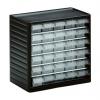 Skladovací jednotka se zásuvkami Šedá Polypropylen Průhledné zásuvky 290 mm x 310mm x 180 mm Treston