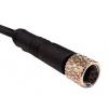Kabel ovladače snímače, A: Vnitřní, A: Rovný 4, B: Neuzavřený, 60V 34, IP67, řada: M5 Bulgin